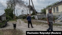 The town of Vovchansk in Ukraine's Kharkiv region was one of the places to be hit by shelling on October 20. (file photo)