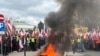 Протест польських фермерів у Варшаві. Польща, 6 березня 2024 року