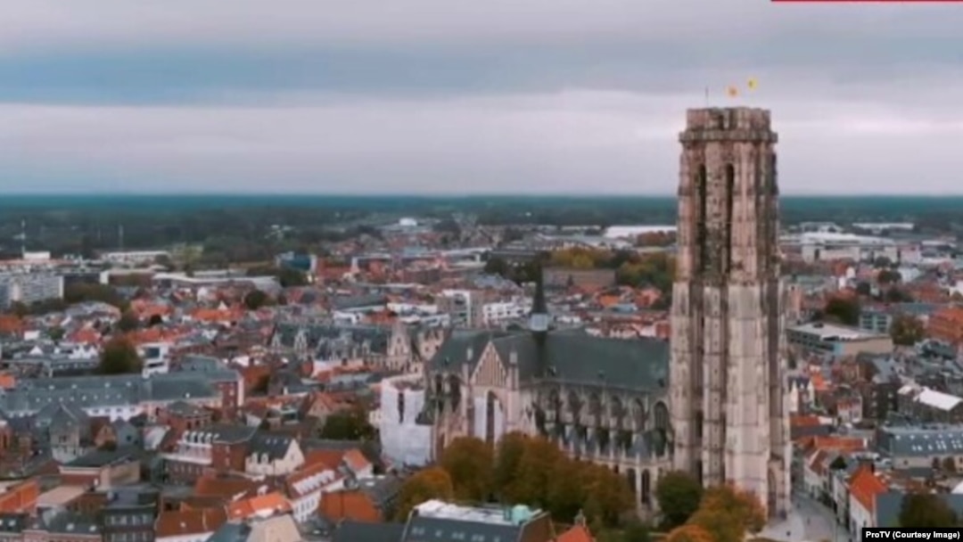 Fotografie a orașului Mechelen. Belgia.