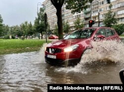 Poplavljene ulice nakon jake kiše, Sarajevo, 7. august 2023.