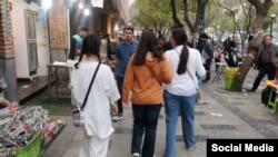 The upsurge in unrest comes as Tehran tries to crack down on women appearing in public without the mandatory hijab.