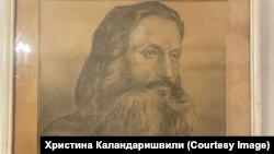 Портрет Каландаришвили, написанный бойцом его отряда
