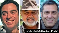 Three of the five individuals the United States hopes to have released are (left to right) Siamak Namazi, Morad Tahbaz, and Emad Sharghi.