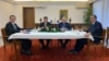  Kosovar Prime Minister Albin Kurti (left), EU special envoy Miroslav Lajcak (second left), EU foreign policy chief Josep Borrell (second right), and Serbian President Aleksandar Vucic attend talks at Lake Ohrid in North Macedonia in March 2023. 