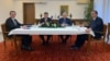 Sastanak predsjednika Srbije Aleksandra Vučića, premijera Kosova Albina Kurtija i predstavnika EU Miroslava Lajčaka i Josepa Borella u Ohridu 18. marta 2023.