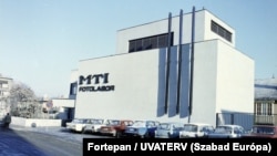 Az MTI-fotólabor épülete a budapesti Lisznyai utca 28. alatt 1976-ban