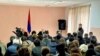 Armenian Prime Minister Nikol Pashinian meets with residents in the Tavush region on March 18.