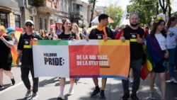 „De la noi taxe, de la stat lege” - sloganul marșului pride din Chișinău care a avut loc la 16 iunie 2024.