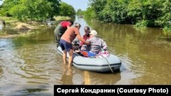 Эвакуация жителей Голой Пристани
