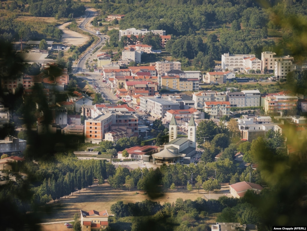 Medjugorje, as seen from Cross Hill