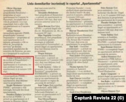 Purtătorului de cuvânt al președintelui Ion Iliescu i-a fost repartizat un apartament din vila din Dr. Lister nr. 63. Acolo locuise, până în 1989, un fost ambasador al României în SUA.