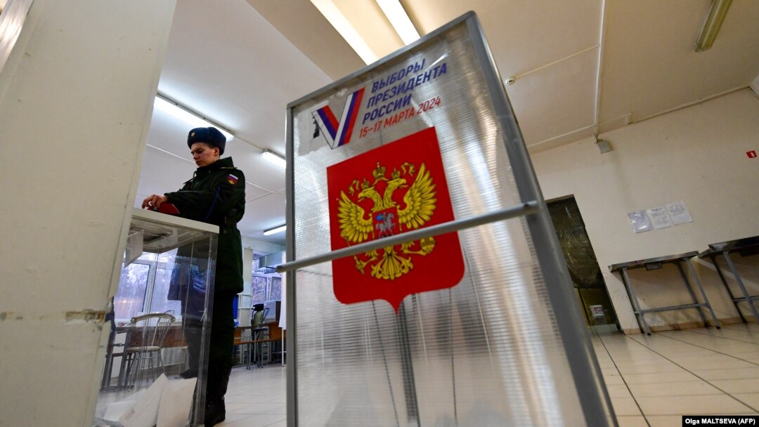 The Central Election Commission urged police to increase security at polling stations, which are open from March 15-17 for Russia's presidential election.