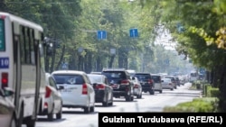 Gyrgyz paýtagty Bişkegiň köçeleriniň biri (Illýustrasiýa suraty)