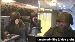 Белорусские военные отрабатывают применение тактического ядерного оружия на российском полигоне. Архивный скриншот