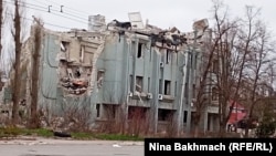 Зруйнований російськими ударами у березні 2022 року будинок у Чернігові. 