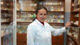 Moldova, Galina Babei, pharmacist from Crocmaz, Stefan Voda, Pharmacy in the village