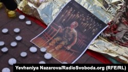 Акція зі вшанування пам’яті загиблих в Оленівці, Запоріжжя, 28 липня 2024 року 