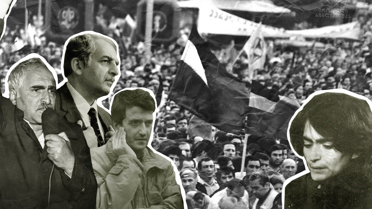 რადიკალები და წაქეზებული ბავშვები ბენზინიანი ბოთლებით – „9 აპრილი“ პროპაგანდის თვალით
