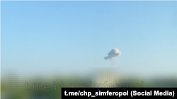 Взрывы боеприпасов на авиабазе "Веселое", Джанкойский район, 24 июля 2023 года
