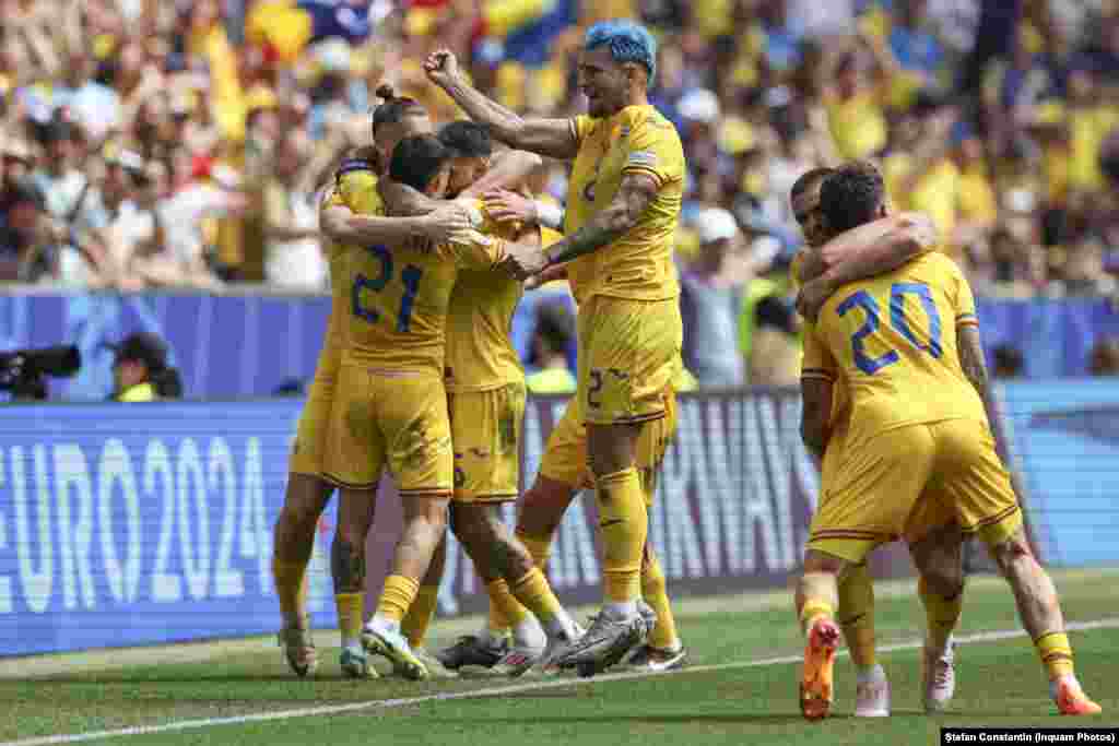 Echipa României a învins Ucraina cu 3-0 în primul ei meci din grupă la EURO 2024.