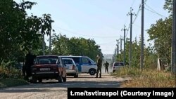 Орієнтовне місце падіння ракети у селі Кіцкани у молдовському сепаратистському регіоні Придністровʼя