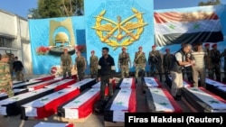 Hüms akademiyasına dron zərbəsində ölənlərin cənazələri