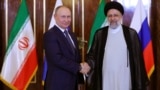 Президенты Росси и Ирана Владимир Путин и Ибрахим Раиси на переговорах в Тегеране, июль 2022 года