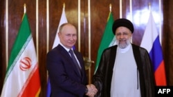 Владимир Путин и президент Ирана Эбрахим Раиси