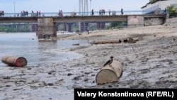 Обміління річки Дніпро в Запоріжжя після руйнування Каховської ГЕС, ілюстративне фото