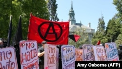 Antifa tüntetés az USA-ban