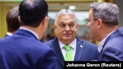 Orbán Viktor kormányfő az EU-csúcson, Brüsszelben 2023. június 30-án