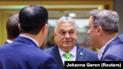 Orbán Viktor az EU-csúcson Brüsszelben 2023. június 30-án
