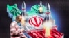 دیوارنگاره‌ای در تهران در استقبال از حملات موشکی و پهپادی ایران به اسرائیل