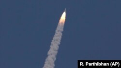 Запуск индийской ракеты для изучения Солнца