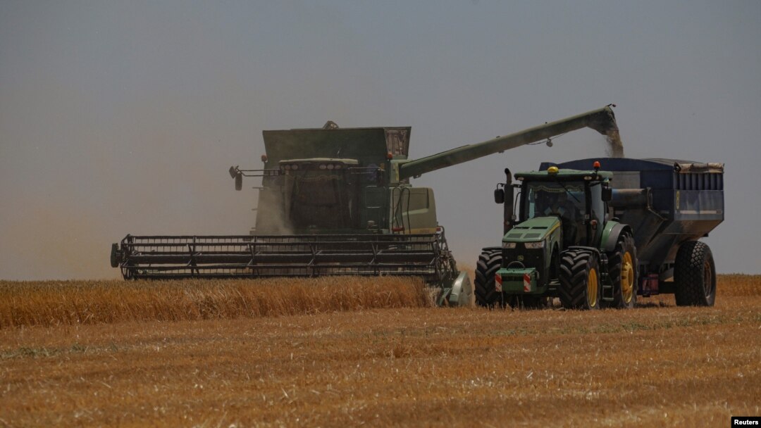Ukrainian grain has been moved through so-called "solidarity corridors" in Central Europe on its way to third countries. (file photo)
