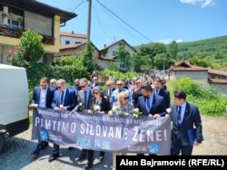 Sa obilježavanja Međnarodnog dana protiv seksualnog nasilja u ratu u Foči, BiH, jun 2023.