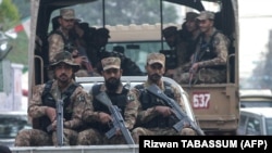 Ushtarë pakistanezë në Karaçi më 8 shkurt 2024. 