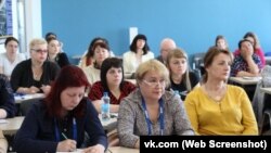 Слушатели курса обучения социальных координаторов для работы с российскими военными и их семьями, 16 мая 2023 года