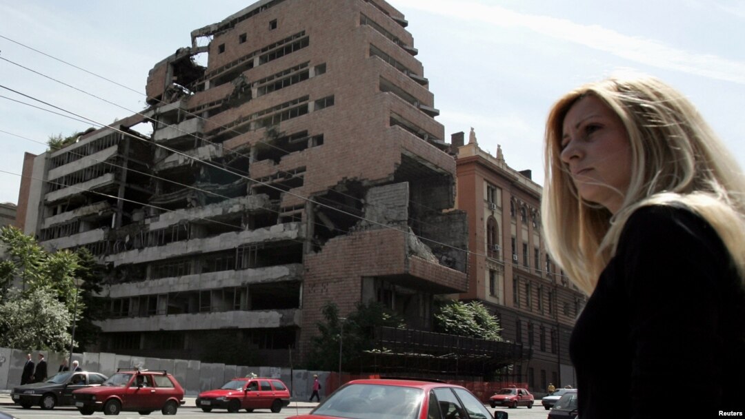 Despite decades of sporadic debate about transforming the site, the old General Staff buildings have remained mostly unchanged after the NATO bombing raids in 1999.