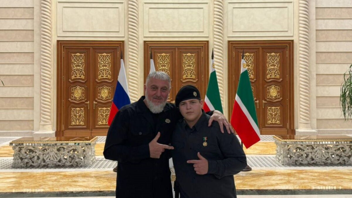 15-year-old Adam Kadyrov received the title of Hero of the Chechen Republic