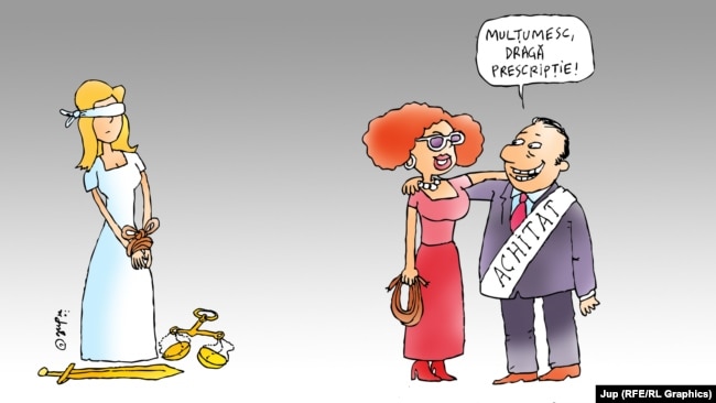 Prescrierea și achitarea par a bântui instanțele din România, în ultima perioadă. Dosarul „Hexipharma” - prescriere. Dosarul morții polițistului Bogdan Gigină - achitare.