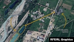 ტბორი GWP-ს წყლის რეზერვუარების ნაწილისგან დაახლოებით ნახევარი კილომეტრით არის დაშორებული