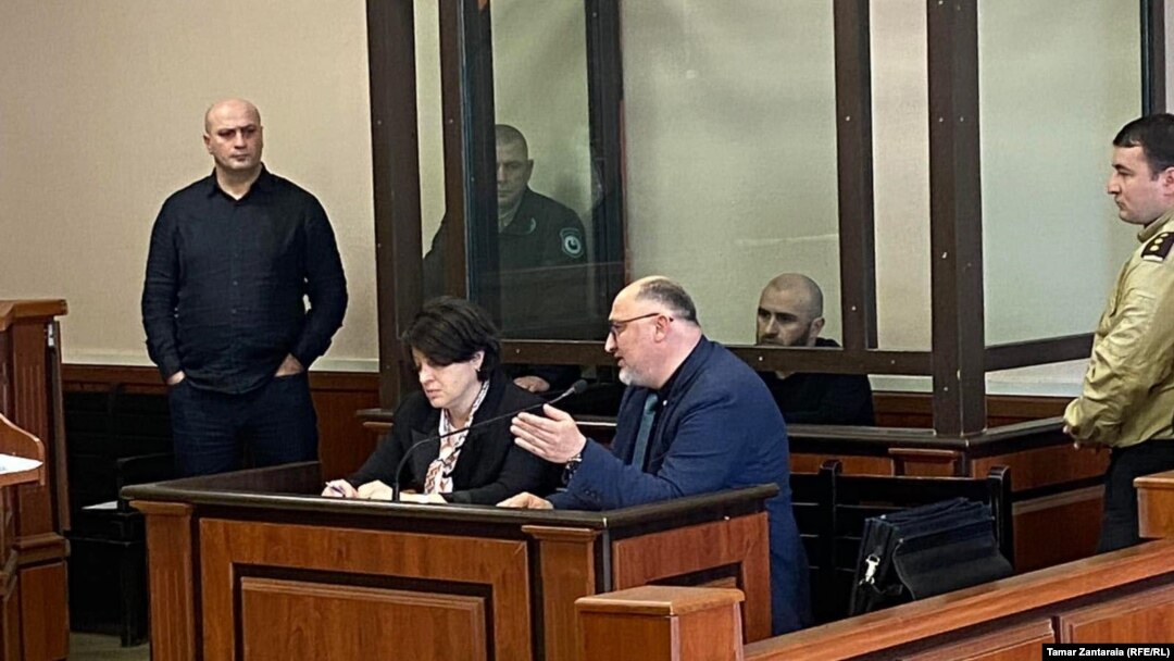 ბადრი ესებუას სასა,ართლო პროცესზე. ზუგდიდის რაიონული სასამართლო, 10 მარტი, 2023 წელი