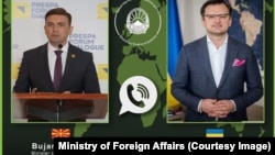 Министерот за надворешни работи на Македонија, Бујар Османи на 2 мај телефонски разговараше со министерот за надворешни работи на Украина, Дмитро Кулеба.
