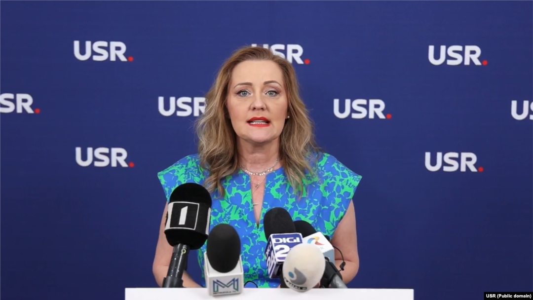 Elena Lasconi a fost aleasă președinte al Uniunii Salvați România (USR), 26 iunie 2024.