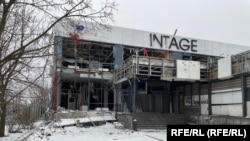 Разрушенный ресторан в Мариуполе. Украина, январь 2024 года