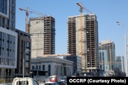 Construction in Tashkent City