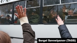 Отправка мобилизованных на фронт в Украину, иллюстративное фото