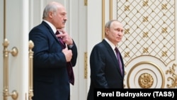 Президент Беларуси Александр Лукашенко и президент РФ Владимир Путин