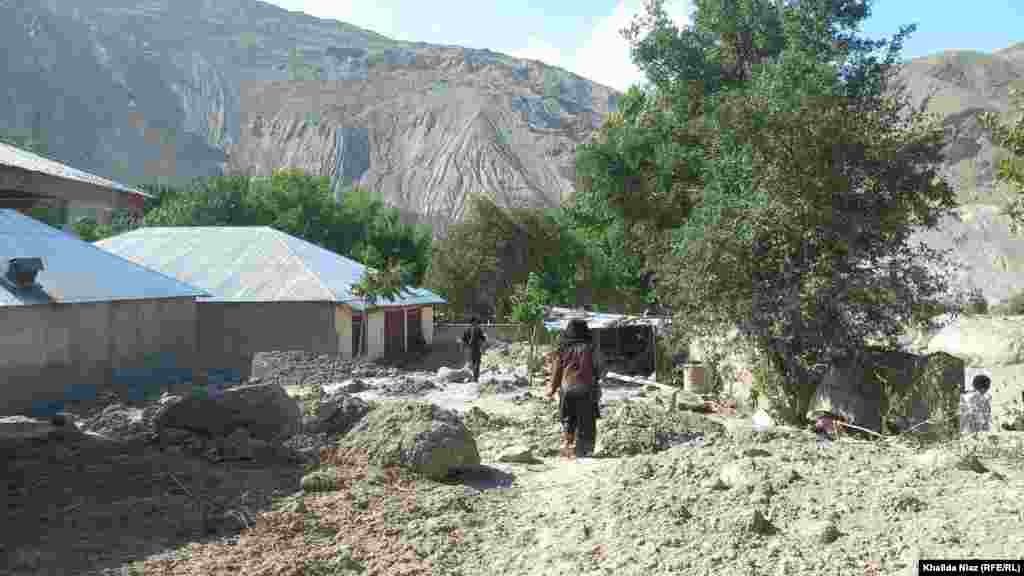 Elsewhere in the country, villagers in Swat were forced to salvage their personal belongings following the flash flooding.